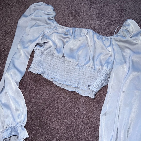 Cropped long sleeve blouse - Picture 5 of 5